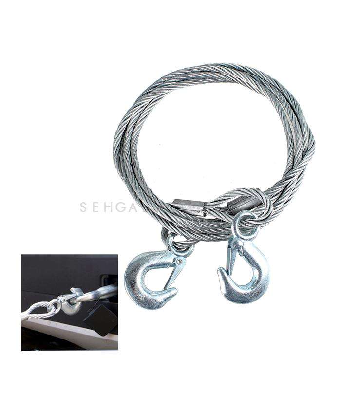 Emergency Towing Steel Wire Rope - Tow Hook Rope Belt | Car Towing Belt